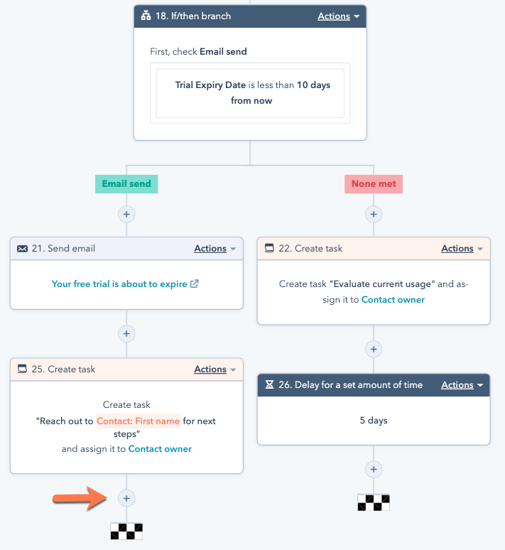 Connect Workflow Branches Using Go To Other Action